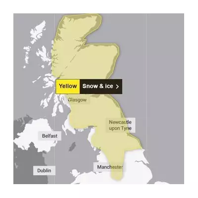 New Met Office Amber Warning: Snow and Ice to Follow Storm Goretti Chaos