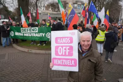 Over 100 Rally at US Embassy in Dublin Over Venezuela Intervention
