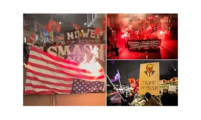Zurich Protest Turns Violent: US Flag Burned, Shops Vandalised Ahead of Davos
