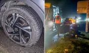 14 Drivers Stranded as Lethal M3 Pothole Mangles Wheels on A303 Slip Road