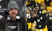 Aaron Rodgers explodes at reporter over Mike Tomlin questions after Steelers' playoff exit