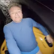 Alan Carr's Waterslide Wipeout Declared 2026's Best TV Moment by Fans