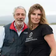 Amanda Owen Shares Farm Life Wisdom with Daughter Clemmy in Windy Field