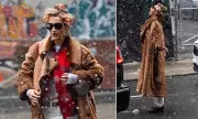 Bella Hadid Braves NYC Snow for Photo Shoot, Reveals Acting Ambitions