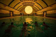 Bristol's Jubilee Pool Hosts Luke Jerram's Immersive 'Helios' Sun Installation