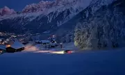 Car filmed speeding down French Alps ski slope in dangerous 'drifting' trend