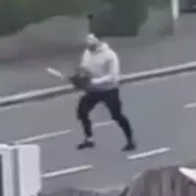 Chainsaw attacker who tried to murder police officer jailed for 10 years