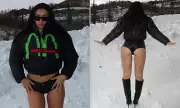 Charli XCX Flaunts Figure in Snowy Instagram Snaps While Promoting New Film 'The Moment'