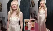Dakota Fanning's Hollywood Wardrobe Malfunction at W Magazine Party
