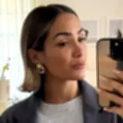 Frankie Bridge's Simple Wardrobe Hack: Metal Hangers for Extra Space