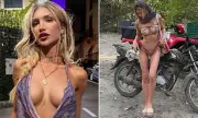 Gabby Epstein's Bush Bike Ride: Revealing Bikini & Injury Mishaps