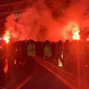 Galatasaray Ultras Bring Manchester to Standstill with Flares and Chants Ahead of Champions League Clash