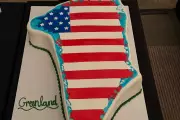 Greenland Flag Cake Served at GOP Event as Trump Pushes for Third Term