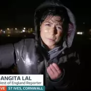 ITV Anchor Battles Storm Goretti On Live TV As 40mph Winds Hit Cornwall