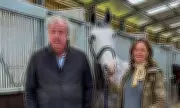 Jeremy Clarkson Celebrates First Racing Victory with Hawkstonian Horse