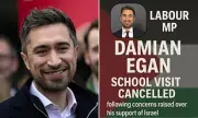 Jewish MP Damien Egan barred from Bristol school visit over 'safeguarding' fears