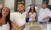 Katie Price bakes carrot cake with son Harvey as he prepares for independent living move