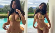 Kylie Jenner's Golden Bikini Photos Spark Frenzy Among 391M Instagram Followers