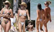 Love Island Stars Cassidy McGill & Phoebe Spiller Flaunt Bikinis on Sydney Beach Day