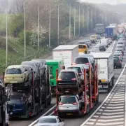 M56 Crash Near Manchester Airport Causes Major Delays, Exit Closed