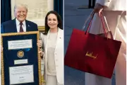 Machado Gives Nobel Peace Prize to Trump in White House Meeting