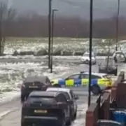 Major Emergency Incident Near Sheffield Pond: Five Police Cars and Ambulance Deployed