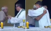 Priest Halts Communion to Comfort Grieving Grandfather in Viral Brazil Moment