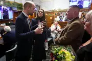 Prince William and Princess Kate Visit Community Pub and Try Curling