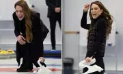 Princess Kate's Curling Debut in Scotland Delights Onlookers