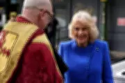 Queen Attends Memorial Service for Dame Jilly Cooper in London