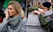 Queen Maxima's Emotional Moment as Princess Amalia Earns Military Rank