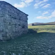 Secluded Yorkshire Barn with Private Waterfall On Sale for £150k