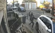 Shocking CCTV Shows Machete-Wielding Youth Targeted by Car in Hanwell