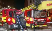 Six London Firefighters Hospitalised After Two Fire Engines Collide