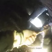 Six Police Officers Form Human Chain to Save 66-Year-Old Woman Trapped Underwater