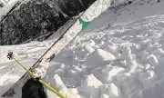 Skier and Dog Miraculously Survive Terrifying Alpine Avalanche