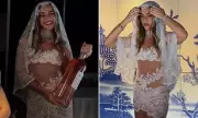 Sydney Socialite's Sheer Hen Do Dress Stuns Fans Ahead of Wedding
