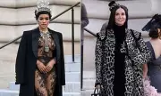 Teyana Taylor and Demi Moore Dazzle at Schiaparelli's Paris Haute Couture Show