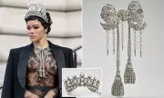 Teyana Taylor Stuns at Paris Couture Week in Replica Louvre Heist Jewels