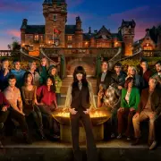 The Traitors fans baffled as contestant's watch party features celebrity guest