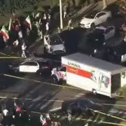 Three Injured as U-Haul Truck Drives Into Anti-Iran Protest in Los Angeles