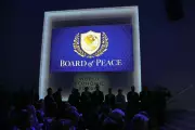 Trump's 'Board of Peace' Logo at Davos Sparks Controversy Over UN Resemblance