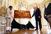 Trump's Florida Boulevard Renaming Ceremony Draws Adoring Crowd