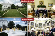 Trump's 'Midas Touch': A Year of Gold Leaf and Demolition at the White House