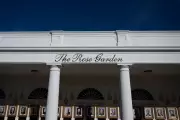 Trump's 'Tacky' Rose Garden Sign Sparks Social Media Backlash