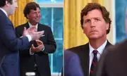 Tucker Carlson Appears at White House After Warning of 'Big War' Over Venezuela