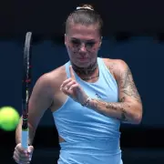 Ukrainian tennis star's poignant T-shirt plea after Australian Open defeat