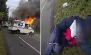 Washington Deputy Sir Carter's Heroic Rescue of Mail Truck Driver from Burning Vehicle