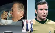 William Shatner Spotted Eating Cereal in Car, Reflects on Health Scare