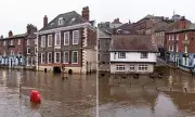 York Submerged as River Ouse Bursts Banks, Prompting Urgent Flood Warnings